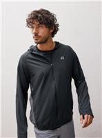 REAKTIV Black & Charcoal Lightweight Active Hoodie XXXL