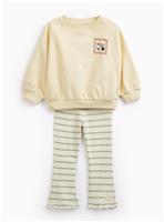 Yellow Minnie Sweat & Flare Set 2-3 years