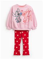 Stitch & Angel Graphic Sweat & Flare Set 3-4 years