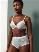 Tu x Morris & Co. Birch Floral Full Briefs with Lace Trim 24