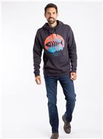 WEIRD FISH Bryant Graphic Pop Over Hoody S