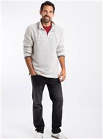 WEIRD FISH Cruiser 1/4 Zip Macaroni S