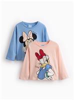 Daisy & Minnie Long Sleeve T-Shirts 2 Pack 3-4 years