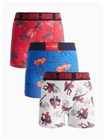 Spider-Man Print Trunks 3 Pack 7-8 years