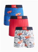 Cars Print Trunks 3 Pack 4-5 years