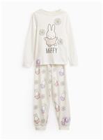 Cream Miffy Pyjama Set 1-2 years