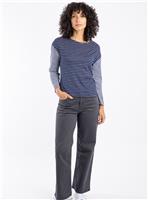 WEIRD FISH Calfee Striped Long Sleeve T Shirt 20