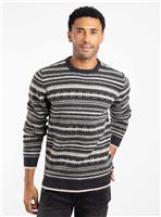 WEIRD FISH Fastolf Fair Isle Crew Neck Jumper XXXL