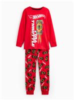 Red Hot Wheels Print Pyjama Set 8-9 years