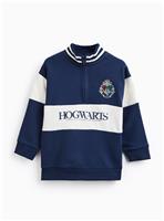 Navy Harry Potter Half Zip Sweatshirt 5 years