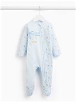 Blue Harry Potter Print Sleepsuit 6-9 months