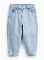 Blue Hello Kitty Print Barrel Jeans 1-2 years