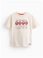 White Beatles Love Graphic T-Shirt 5 years
