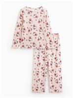 Pink Hello Kitty Print Pointelle Pyjamas 4-5 years