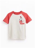 White Cat In The Hat Raglan T-Shirt 5 years
