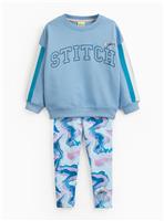 Blue Stitch Graphic Active Set 5 years