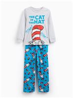 Blue Cat In The Hat Pyjama Set 2-3 years