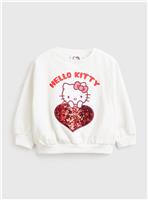 Cream Hello Kitty Graphic Sweatshirt 2-3 years