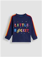JOJO MAMAN B&Eacute;B&Eacute; Rocket Applique Top 4-5 Years