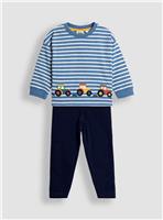 JOJO MAMAN B&Eacute;B&Eacute; 2 Piece Tractor Top And Leggings Set 6-12 months