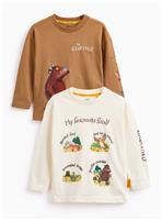 The Gruffalo Character Print Long Sleeved T-Shirts 2 Pack 4-5 years