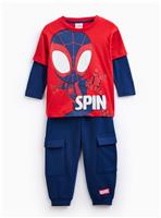 Disney Spider-Man Long Sleeve T Shirt & Joggers Set 1-2 years