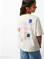 White Harry Potter Hogwarts Graphic T-Shirt 6 years