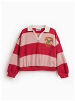 Pink Striped Harry Potter Rugby Shirt 6 years