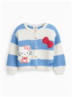 Blue Striped Hello Kitty Knitted Cardigan 1-2 years
