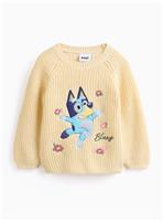Yellow Bluey Knitted Jumper 2-3 years