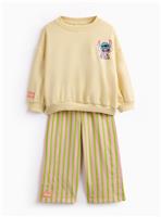 Yellow Lilo & Switch Sweat Set 3-4 years