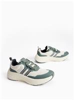 REAKTIV Green and Cream Trainers 5