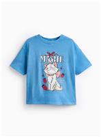 Disney Marie Character Print Short Sleeve T-Shirt 7 years