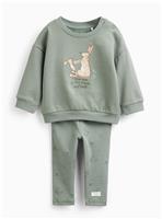 Green Guess How Much I Love You Sweat Set 12-18 months