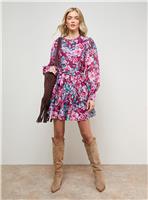OASIS Flippy Hem Belted Mini Dress 12