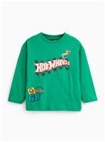 Green Hot Wheels Long Sleeve T-Shirt 5-6 years