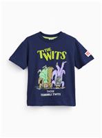 Navy The Twits Graphic T-Shirt 2-3 years