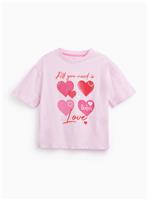 Pink The Beatles Graphic T-Shirt 13 years