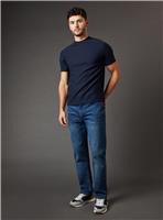 BURTON Blue Wash Stretch Straight Fit Jeans 34S