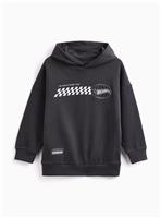 Black Hot Wheels Graphic Hoodie 9 years