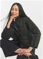 JD WILLIAMS Printed Short Quilted Jacket 8
