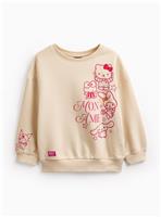 Cream Hello Kitty Graphic Sweatshirt 10 years