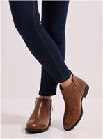 DOROTHY PERKINS Wide Fit Maddy Side Zip Flat Ankle Boots 5