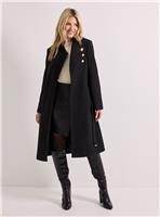 DOROTHY PERKINS Funnel Neck Belted Coat 8