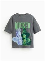 Grey Relaxed Fit Wicked Graphic T-Shirt 10 years