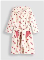 JOJO MAMAN B&Eacute;B&Eacute; Heart Dressing Gown 4-5 Years