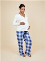JOJO MAMAN B&Eacute;B&Eacute; Maternity Check Pyjama Set M