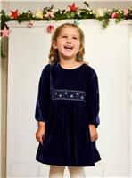 JOJO MAMAN B&Eacute;B&Eacute; Smocked Velvet Party Dress 6-7 Years