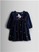 JOJO MAMAN B&Eacute;B&Eacute; Unicorn Applique Tulle Party Dress 6-12 months