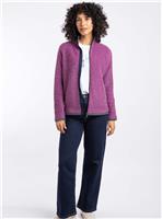 WEIRD FISH Ariana Full Zip Grid Fleece Wine 8